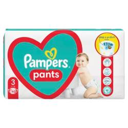 Scutece-chilotel Pants Marimea 3 pentru 6-11 kg, 62 bucati, Pampers
