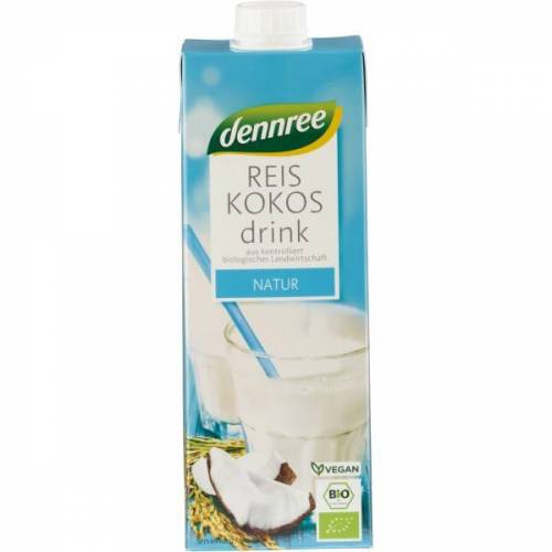 Bautura de orez cu cocos, eco-bio, 1l - Dennree