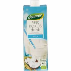 Bautura de orez cu cocos, eco-bio, 1l - Dennree