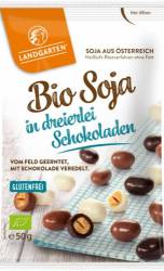 Soia boabe in mix de ciocolata, eco-bio, 50g - Landgarten