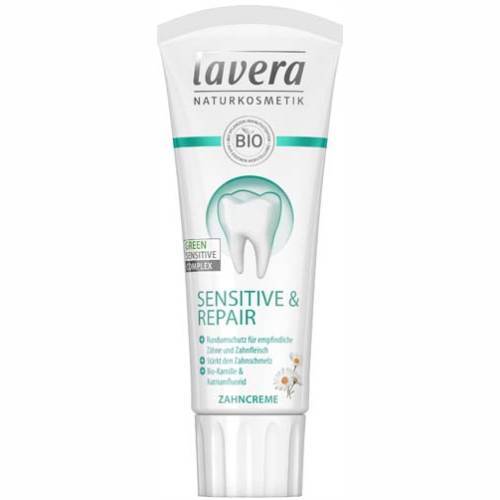Pasta de dinti sensitiv cu musetel (cu fluor), eco-bio 75ml - Lavera