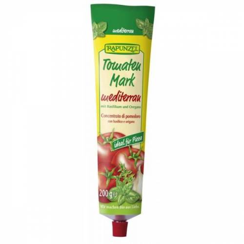 Pasta de tomate Mediteraneana, in tub, eco-bio, 200g - Rapunzel