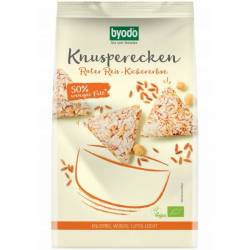 Mini Crackers din orez rosu si naut, fara gluten, eco-bio, 90g - Byodo