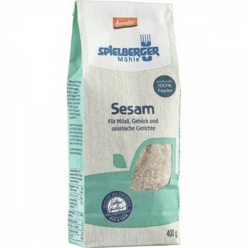 Seminte de susan integral nedecojit, eco-bio, 400g - Spielberger