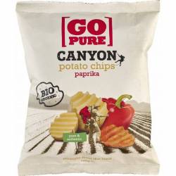 Chips-uri Canyon din cartofi cu ardei, eco-bio, 125g - Go Pure
