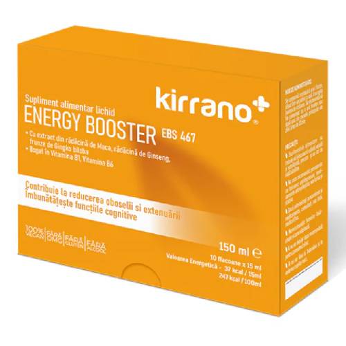 Energy Booster EBS467, 10 flacoane*15 ml, Kirrano