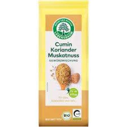 Mix de chimen, coriandru si nucsoara, eco-bio, 45 g, Lebensbaum