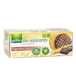 Biscuiti Digestivi cu ciocolata, fara zahar, 270 g, Gullon