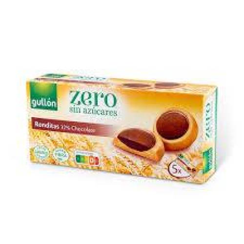 Biscuiti cu ciocolata neagra Ronditas, fara zahar, 186 g, Gullon
