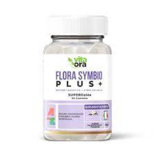 Flora Symbio Plus, contribuie la sanatatea florei intestinale, 60 jeleuri, Vita Ora