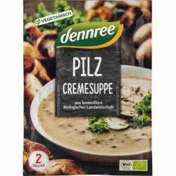 Supa crema de ciuperci, la plic, eco-bio, 50g - Dennree
