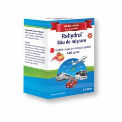 Rehydrol rau de miscare acadele cu gust de zmeura si ghimbir 8 buc