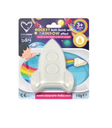 Easycare Bomba de baie norisor cu efect de curcubeu racheta 110 g