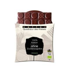 Ciocolata vegana 100% cacao, eco-bio si fairtrade, 70 g, Zotter