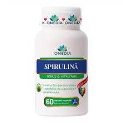 Spirulina, Tonus si Vitalitate, 420 mg, 60 capsule vegetale, Onedia