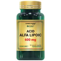 Acid Alfa Lipoic, 600mg, 30 capsile - Cosmo Pharm