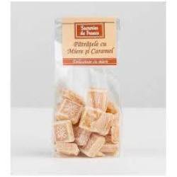 Bomboane cu miere si Caramel, 100 g, Apidava