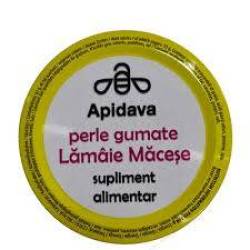 Perle Gumate cu Suc de Lamaie si Macese, 50 g, Apidava