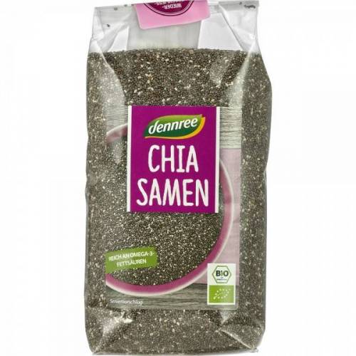 Seminte de chia, eco-bio, 500g - Dennree