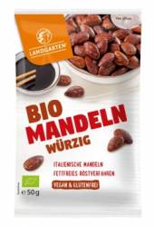 Migdale prajite in sos japonez tamari, fara zahar, eco-bio, 50g - Landgarten