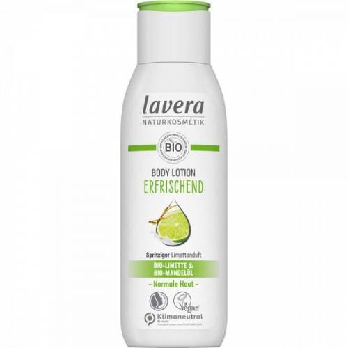 Lotiune de corp racoritoare cu lime si ulei de migdale, eco-bio, 200ml - Lavera