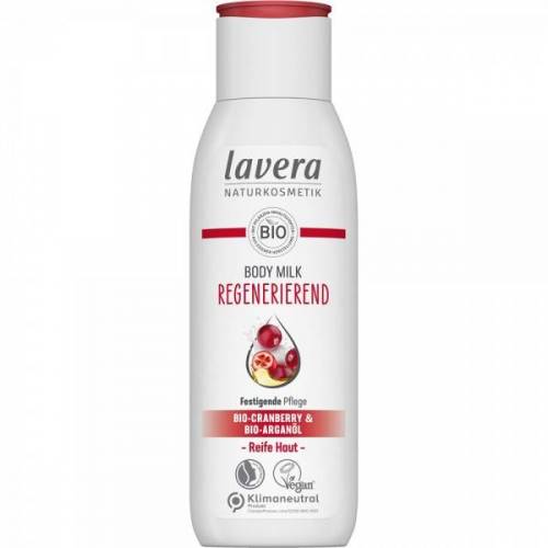 Lapte de corp regenerant cu merisor si ulei de argan, eco-bio, 200ml - Lavera