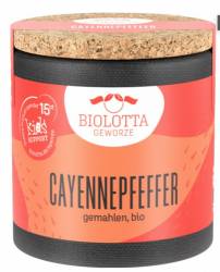 Ardei Cayenne bio macinat, eco-bio, 43g - BioLotta