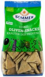 Snack din faina de grau spelta cu masline si ierburi de Provence - eco-bio 150g - Sommer