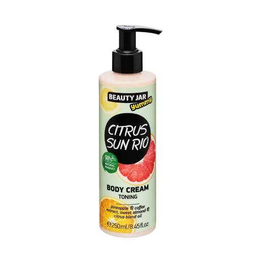 Crema pentru corp tonifianta Citrus Sun Rio, 250ml, Beauty Jar