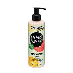 Crema pentru corp tonifianta Citrus Sun Rio, 250ml, Beauty Jar