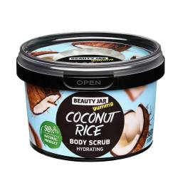Scrub hidratant pentru corp Coconut Rice, 360g, Beauty Jar