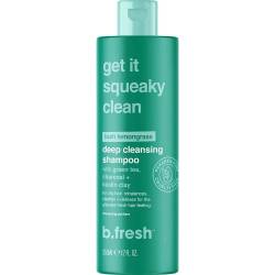 Sampon pentru par gras cu ceai verde si carbune activ Get It Squeaky Clean, 335ml, B.fresh