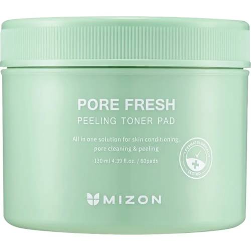 Dischete cu toner pentru minimizarea porilor si efect de peeling, 60 bucati, Mizon