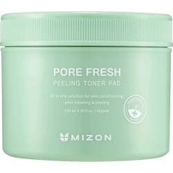 Dischete cu toner pentru minimizarea porilor si efect de peeling, 60 bucati, Mizon