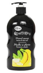 Sapun lichid Black cu Banane si Aloe Vera, 650ml, Naturaphy