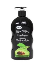 Sapun lichid Black cu Ulei de Avocado, 650ml, Naturaphy
