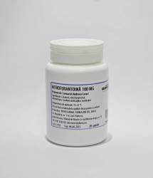 Nitrofurantoina 100 mg  20 capsule