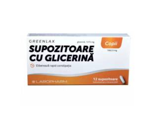 Supozitoare cu glicerina pentru copii 12 bucati