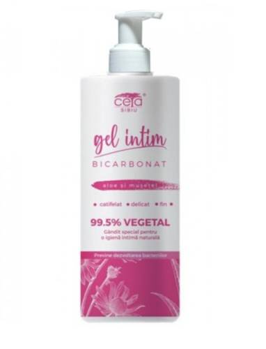 Ceta Sibiu Gel intim 99.5% vegetal cu bicarbonat, aloe si musetel 200 ml
