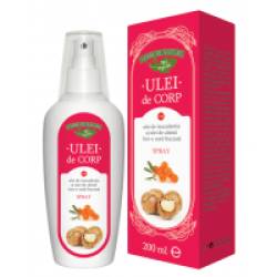 Ulei de corp cu ulei de macadamia si ulei de catina (nota fructata) 200ml VERRE DE NATURE