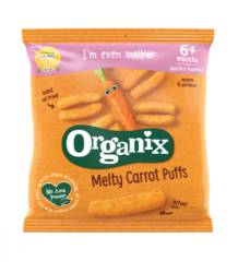 Organix Snack bio din porumb cu morcovi 6+ luni 20 g