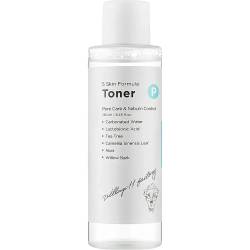 Toner echilibrant pentru pori si controlul sebumului P Skin Formula, 250ml, Village 11 Factory