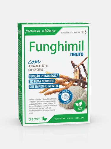 FUNGHIMIL NEURO - ciuperci medicinale pentru echilibrul psihic si sistemul nervos, 60 capsule, Dietmed, TYPE NATURE