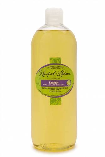 Sapun lichid de marsilia cu lavanda, 1l - Rampal Latour