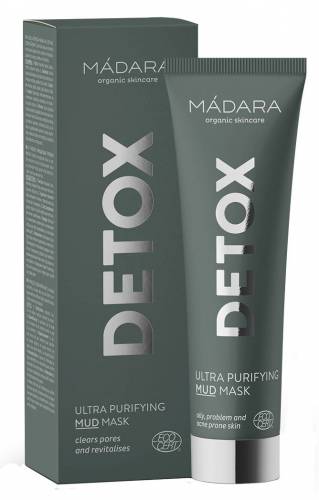 Masca ultra purificatoare, Detox, 60ml - Madara
