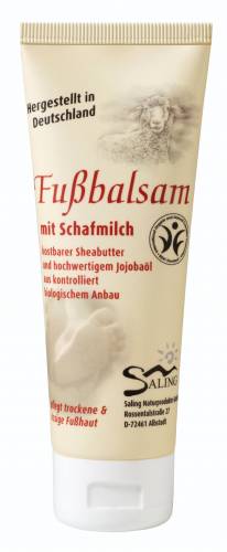 Balsam tratament pentru picioare cu lapte de oaie, 75ml - Saling Naturprodukte