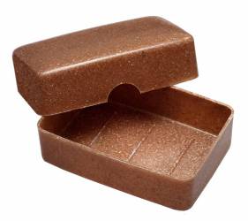 Savoniera din bioplastic, lemn lichid, 30g - Saling Naturprodukte
