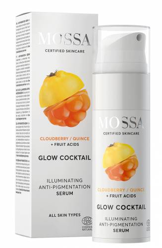 Ser iluminator anti-pigmentare, Glow Cocktail, 25ml - Mossa