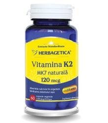Vitamina K2 MK7 Naturala 120 mcg 60 capsule