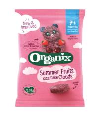 Organix Rondele bio din orez cu fructe de vara 7+ luni 40 g